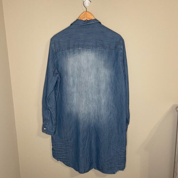 Frank & Eileen Mary Shirtdress in Indigo Denim Wash L - Picture 7 of 10